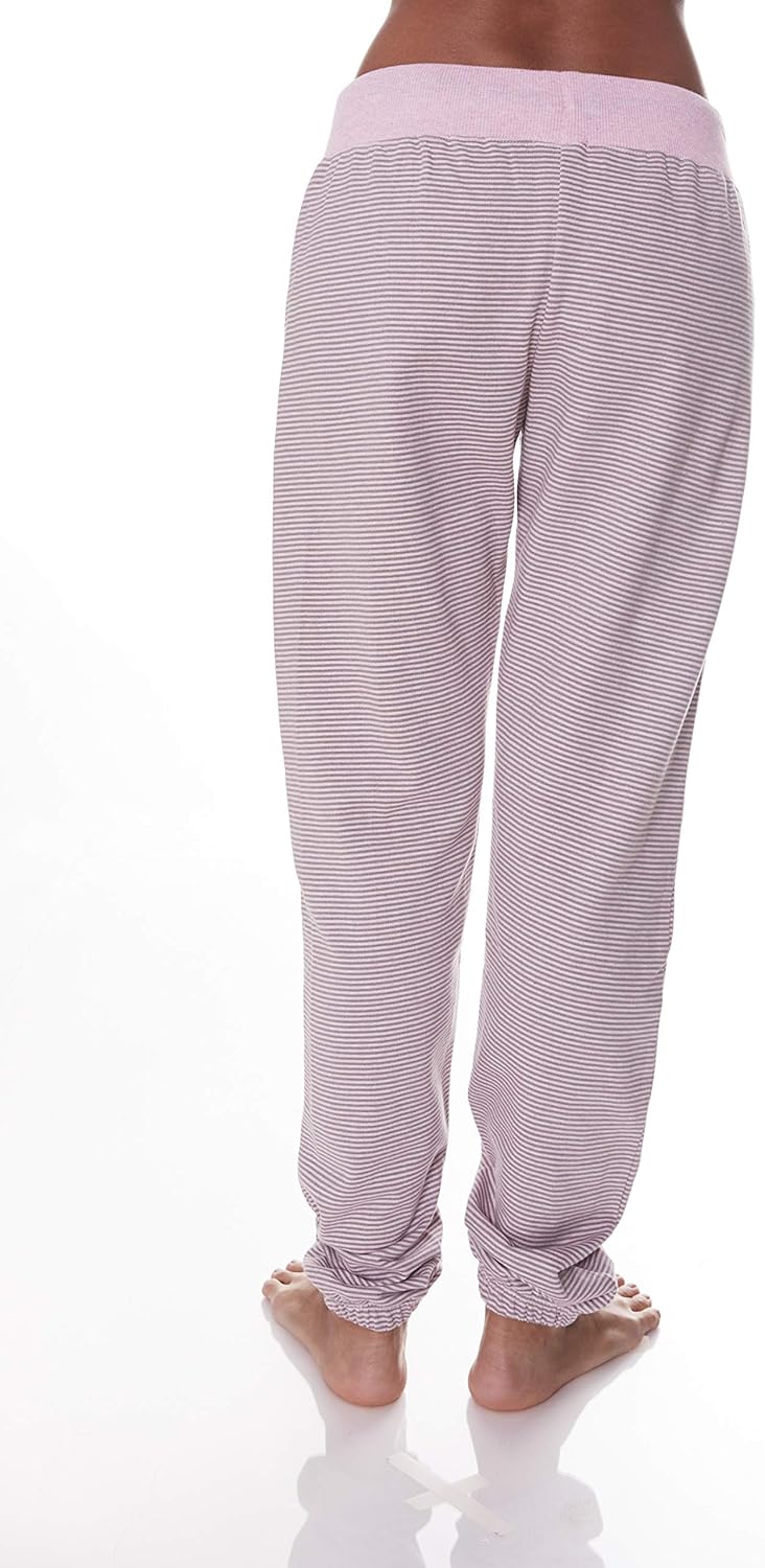 U.S. Polo Assn. Essentials Womens French Terry Jogger Lounge Sleep Sweatpants Pajamas: Clothing