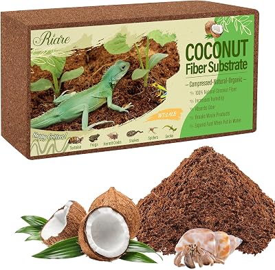 Riare Natural Coconut Fiber Substrate 1 Pack Terrarium Bedding