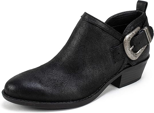 white mountain davenport western ankle booties