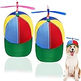 dog with helicopter hat