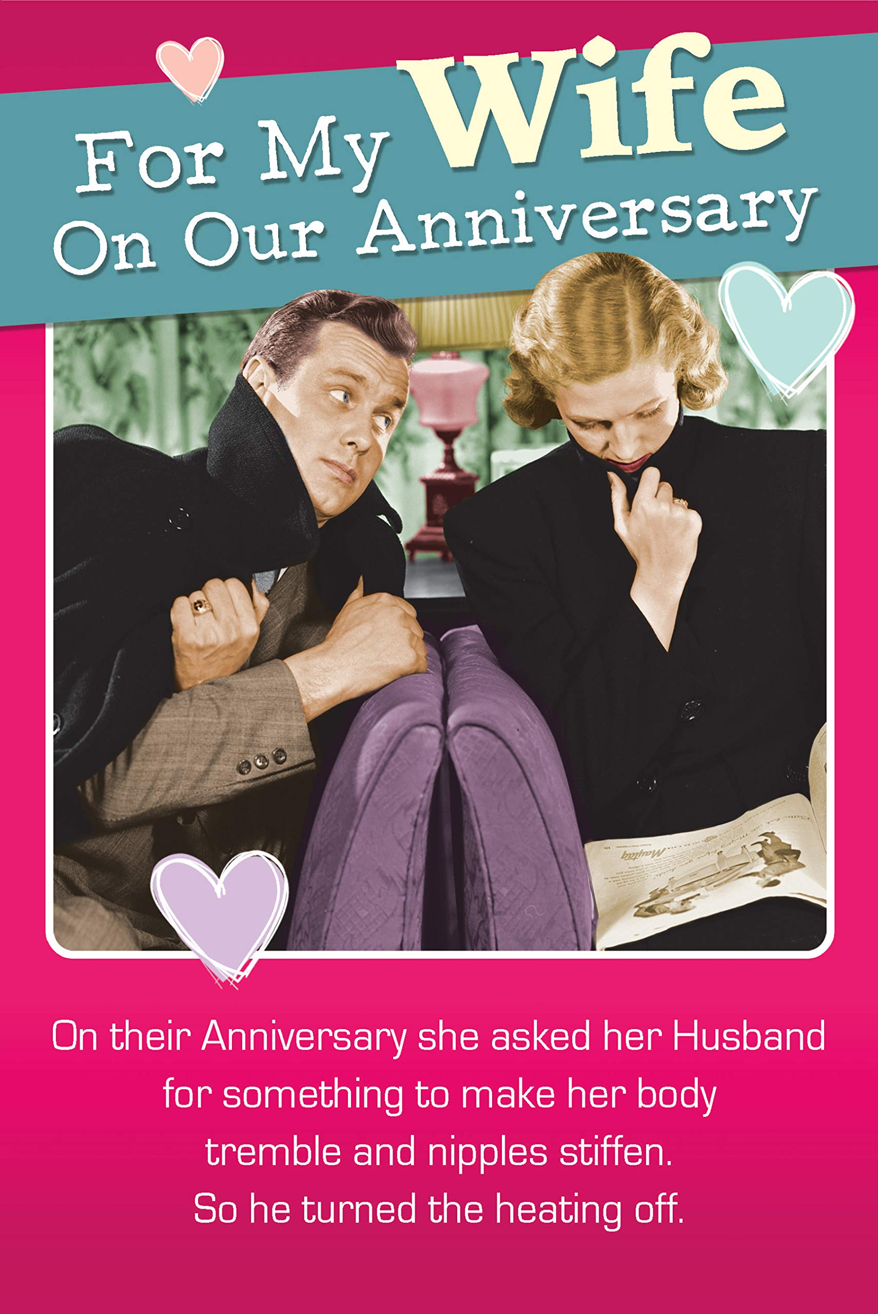 Retro Rhetoric, Wife Anniversary Card, Anniversary Card for Wife, Congratulations on our Anniversary Card