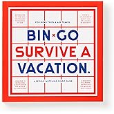 Brass Monkey - Bin-go Survive A Vacation – Game Book with Bingo Cards for Road Trips and Family Vacations