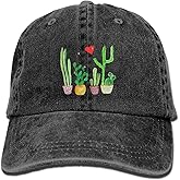 Cacti Cactus Love Artical Unisex Adult Adjustable Leisure Dad Cap Black