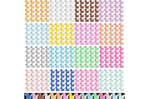 Purpeak 400 Pcs Mini Resin Ducks Luminous Tiny Ducks Glow in The Dark Miniature Ducks Ornament for DIY Garden Accessories Micro Potted Flower Pots Aquarium Party Decoration, 16 Colors