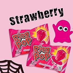 Ring Pop Individually Wrapped Pink Halloween