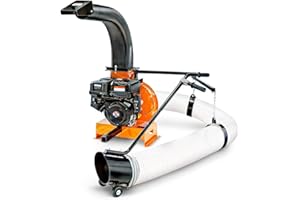 SuperHandy Truck Loader Leaf Vacuum – 15HP Electric Start Engine, Serrated Metal Impeller, Hitch or Tailgate Mount, Commercial Debris Vacuum for Lawn & Landscape Cleanup