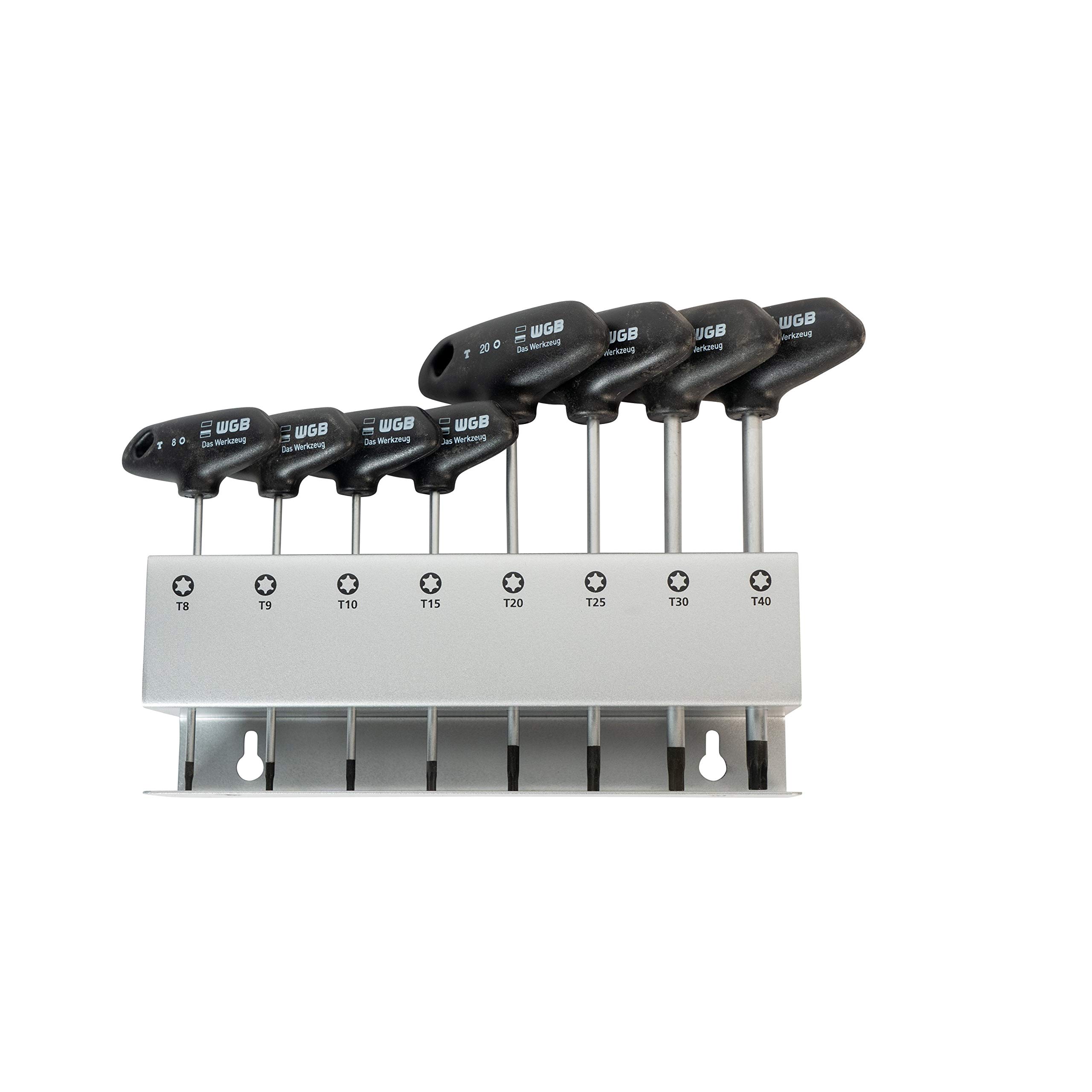 TX Cross Handle Screwdriver Set for Internal Torx Screws | No. 348 MS | 8 Pieces | WGB