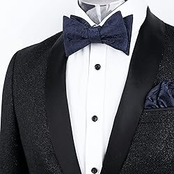 Alizeal Men Self-tied Paisley Bow Tie and Pocket