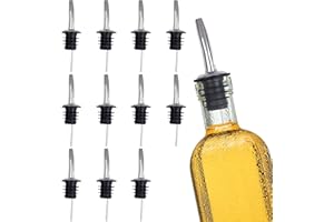 EHOMEA2Z Stainless Steel Liquor Bottle Pourers Classic Bottle Pourers for Alcohol, Leak-Proof, Dishwasher-Safe Pour Spouts fo