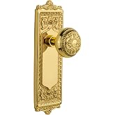 Nostalgic Warehouse Egg &amp; Dart Door Knob with Plate