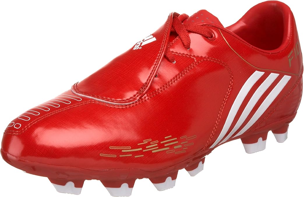 Amazon.com | adidas Men's F10 I TRX FG Soccer Cleat, Scarlet/White/Gold (UCL), 13.5 M | Shoes