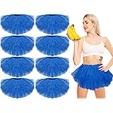 Handepo 9 Pcs Adult Tutu Skirts for Women 5 Layers Tulle Skirt Classic Elastic Tutu for Halloween Ballet Dance Party