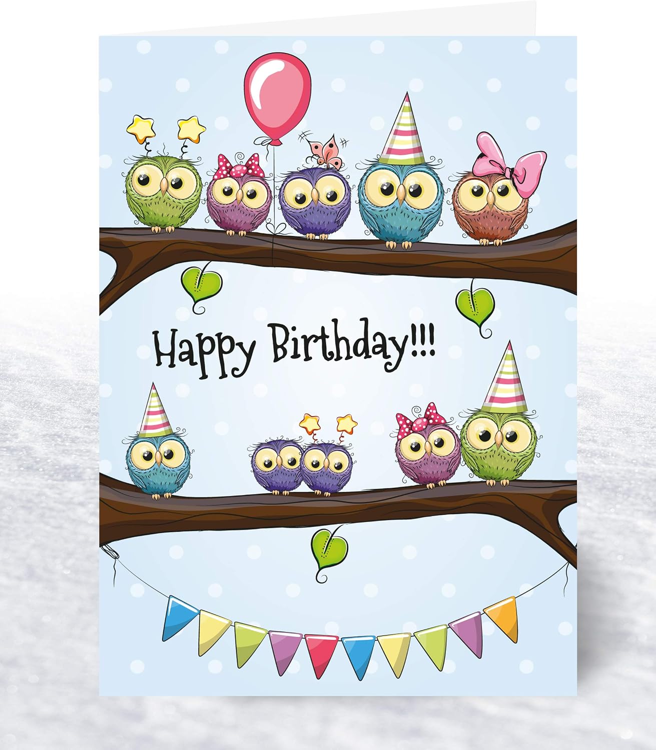 Olivia Samuel 12 x Kids Birthday Cards Pack & Envelopes Great value pack of birthday cards on 300gsm card. 6 Designs ideal for Children. UK Made and Fully Recyclable - Image 4