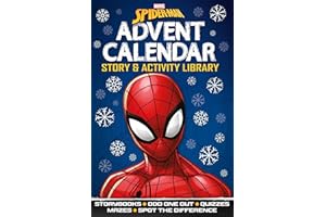 Marvel Spider-Man: 5-in-1 Advent Calendar: Story & Activity Library with 24 Books to Open Every Day Leading Up to Christmas