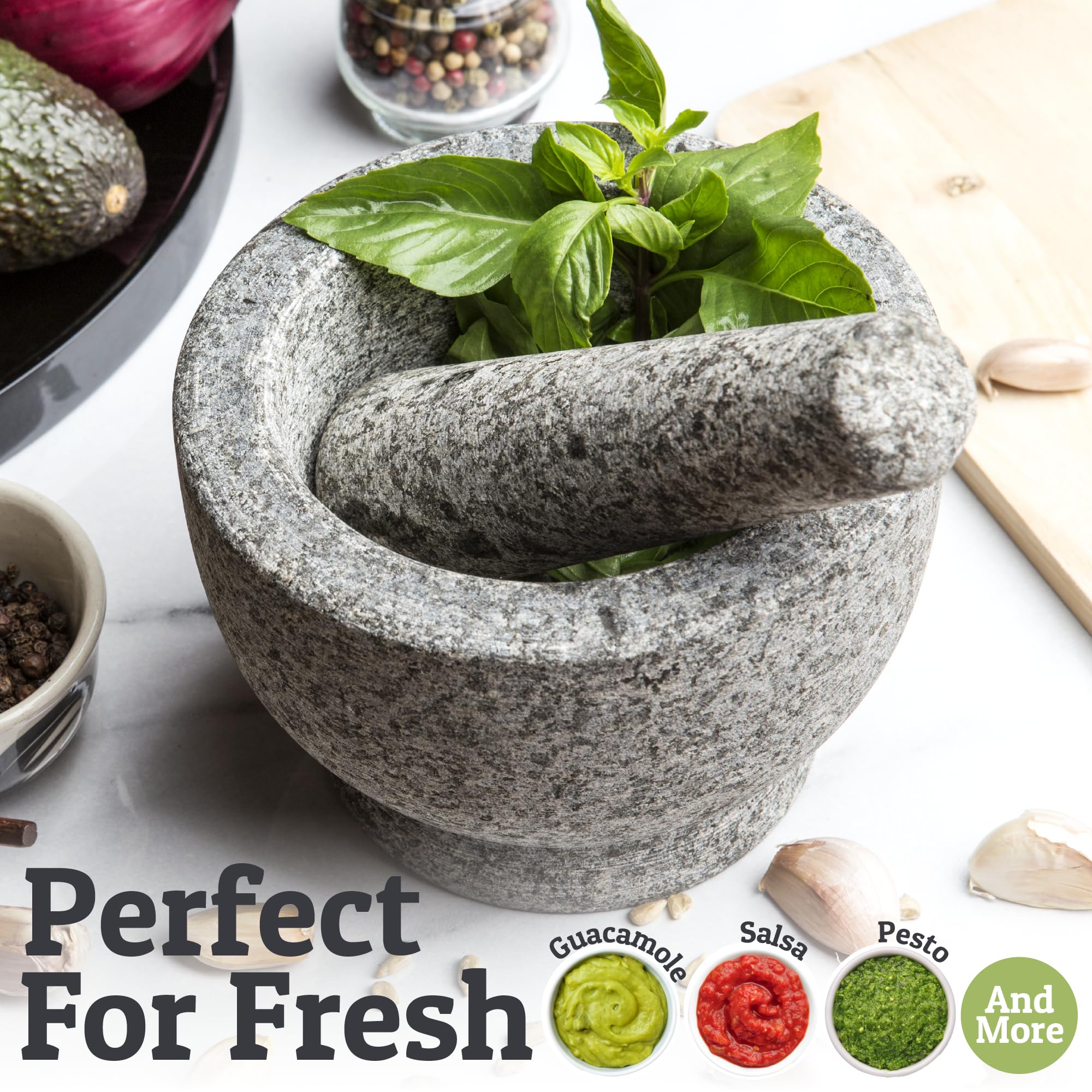 Granite Mortar and Pestle