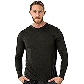 Merino Wool Long Sleeve Base Layer for Men – 100% Wool Thermal Shirts and Socks