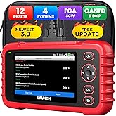 OBD2 Scanner LAUNCH CRP129X V3.0 Elite Scan Tool, Upgrade of CRP123X, 12 Reset Services, ABS/SRS/Transmission/Check Engine Car Code Reader, Lifetime Free Update, FCA AutoAuth & Auto VIN, CANFD & DoIP
