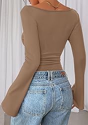 PRETTYGARDEN Women's Long Sleeve Shirts 2025 Fall
