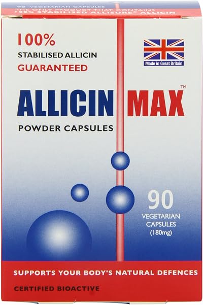 AllicinMax 180 mg Allicin 90 Veg Capsules 80 g Brand