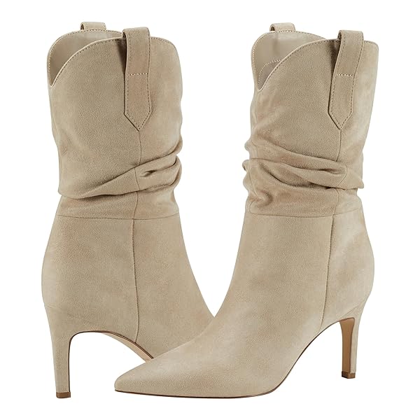 MARC FISHER WOMEN’S GIENNA2 BOOT, NUDE 110, 10