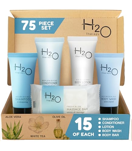 H2O Therapy Hotel Soaps and Toiletries Bulk Set | 1-Shoppe All-In