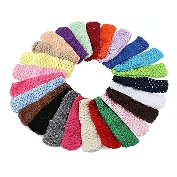 crochet hair bands for babies