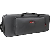 Gator Cases Adagio Series Rectangular EPS Polyfoam Lightweight Case for Eb Alto Saxophone; (GL-ALTOSAX-R23)