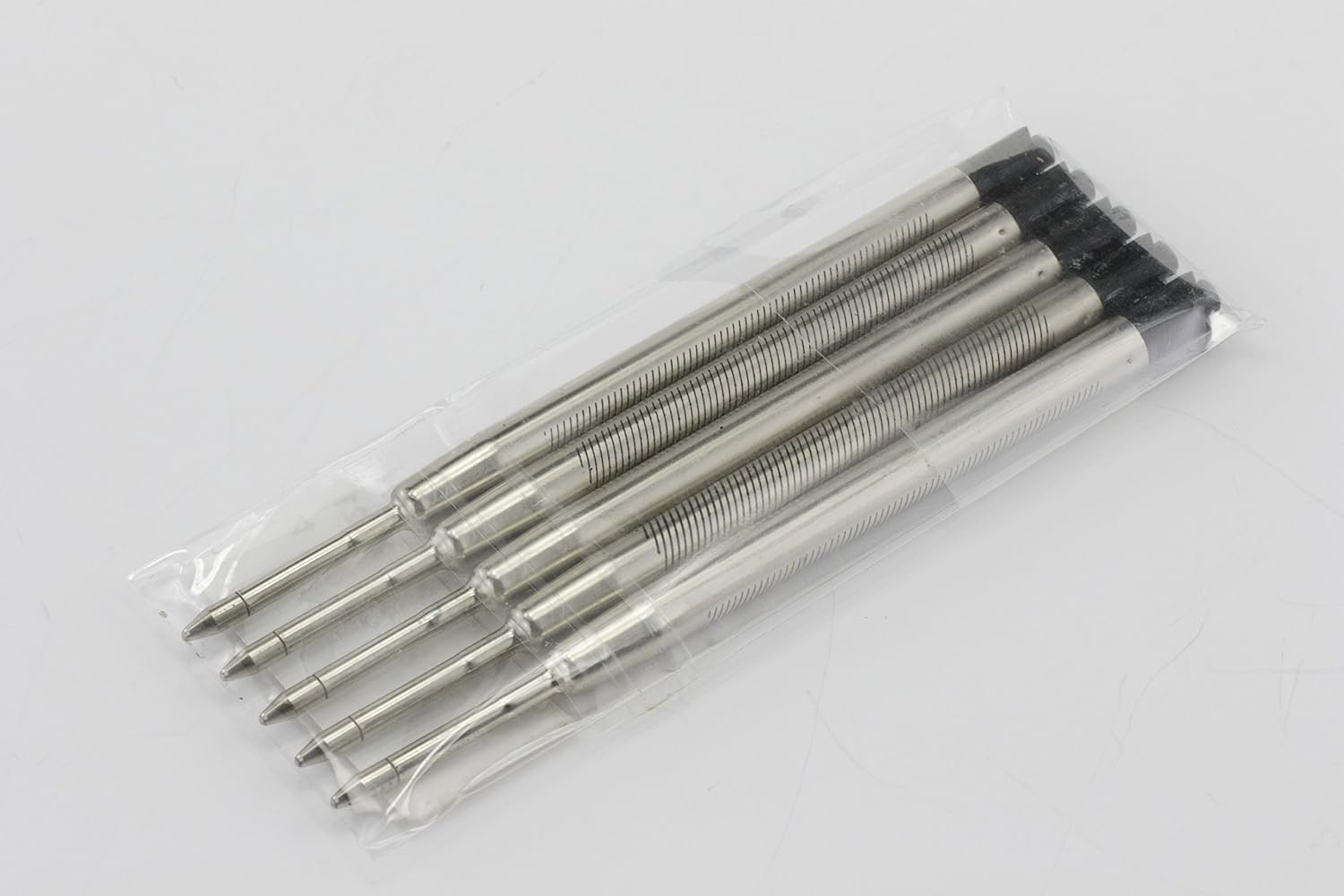 Troika Replacement Refill Set 99Z121, Set of 5, Ballpoint Pen Large Capacity Refill G2, RW005, Line Width M, 1 mm, Black - Image 4