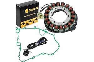 Caltric Stator and Gasket Compatible with Kawasaki Brute Force 750 4X4I Kvf750 Kvf 750 2005-2007