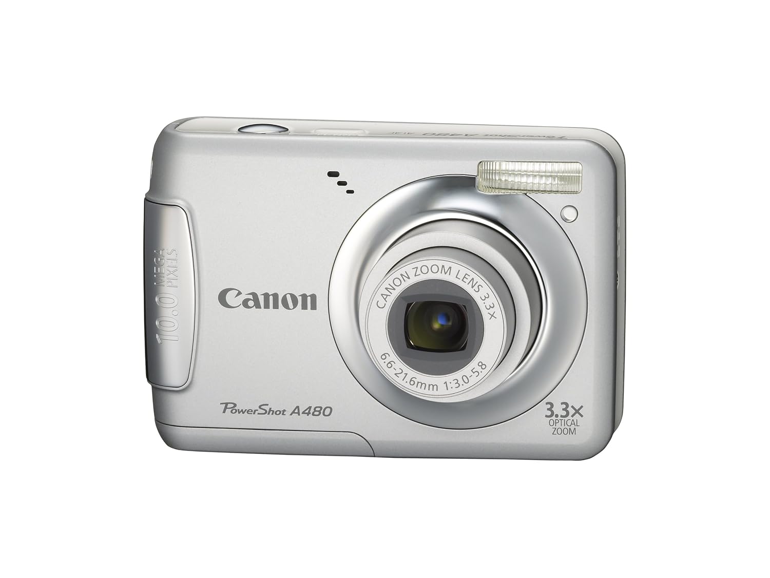 Amazon.com : Canon PowerShot A480 10 MP Digital Camera with 3.3x Optical  Zoom