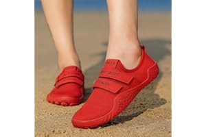 Women Barefoot Water Shoes for Men, Wide Toe Box Quick Dry Aqua Socks, Non-Slip Lightweight Outdoor Footwear for Swim Beach S