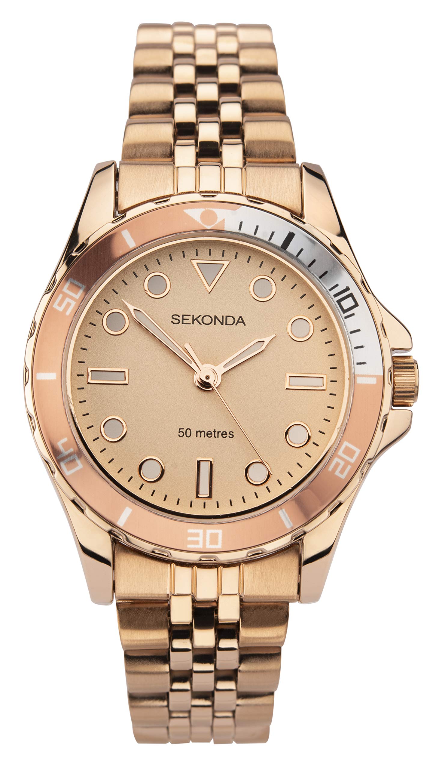 SEKONDA Women's Analogue Analog Quartz Watch with Alloy Strap 2997