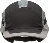 3M First Base 3 Bump Cap Elite Black Grey 55 mm Reduced Peak EN812 A1 view 2
