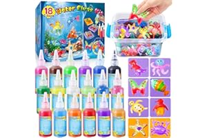 UNGLINGA Magic Water Elf Toy Kit for Kids - 18 Colors Toys Craft Creative Birthday Gifts for Boys Girls Age 5 6 7 8 9 10 11 12