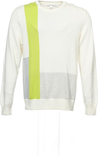 calvin klein white sweater mens