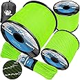 750Ib Reflective Paracord Rope,100' 200' 500' 1000', 4mm 11 Strand Parachute Spool Cord with Collecting Bag, para Cord Lanyard for Hammock, Camping