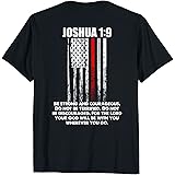 Thin Red Line Christian Apparel & GearThin Red Line Firefighter Bible Verse Christian T-Shirt