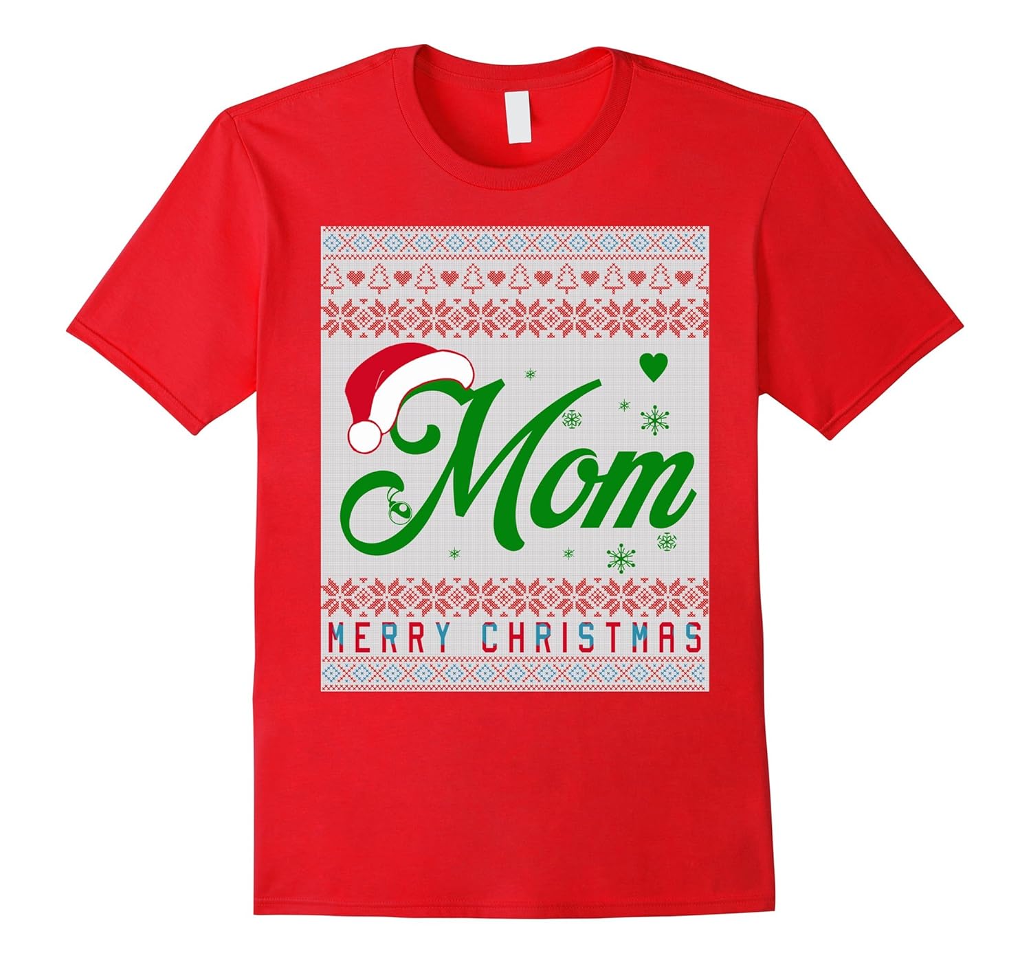 Mom Ugly Christmas Sweater - Family Matching T-shirt-ANZ