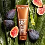 CLARINS Self Tanning Milky Lotion Face Body Natural Glow Hydrating Buildable Tan view 7