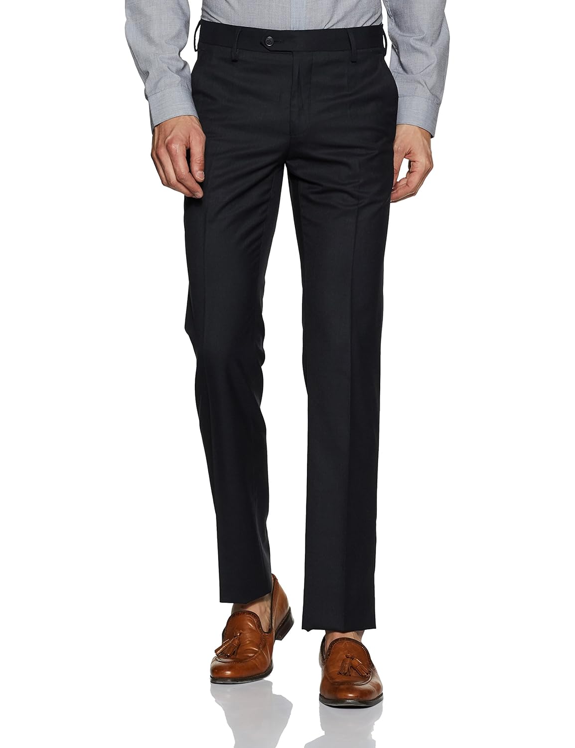 van heusen men's slim fit formal trousers