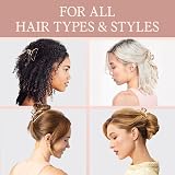 Kitsch Gold Metal Hair Clips for Women Durable Claw Clip view 5