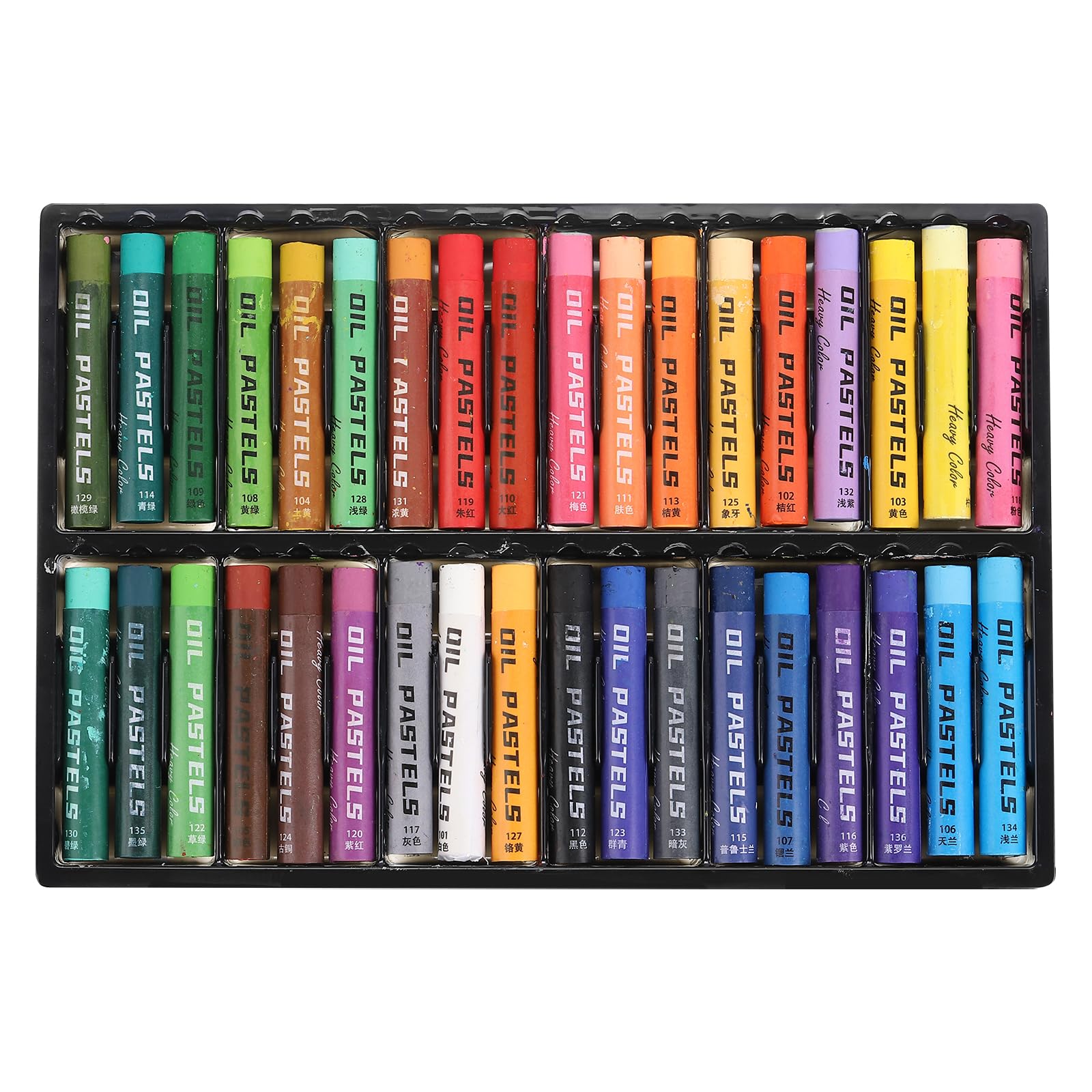 PATIKIL 36 Colors Oil Pastels, 36Pcs Soft Oil Crayons Creamy Pastels Stick Art Supplies for Art Painting Drawing Blending Graffiti for Artists Beginners
