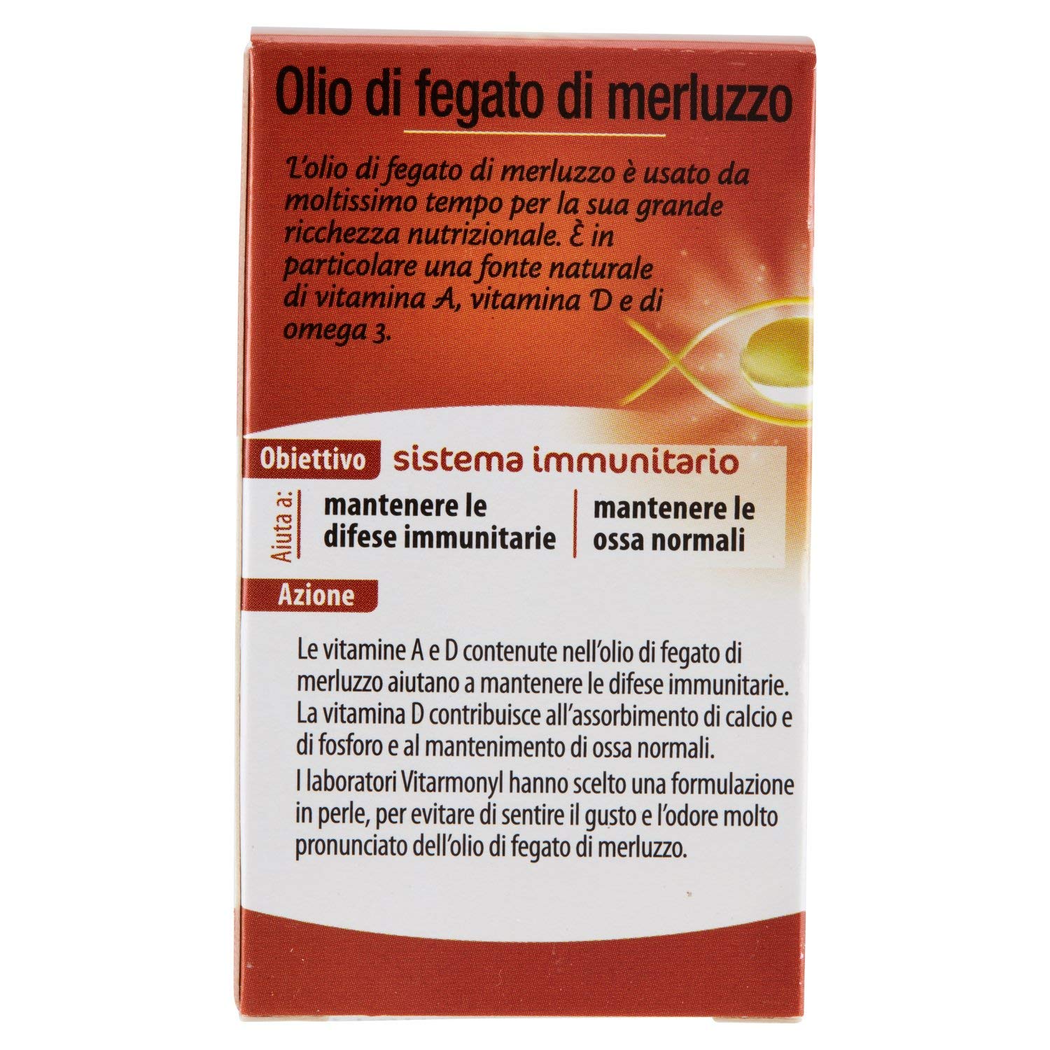 Vitarmonyl Olio Di Fegato Di Merluzzo Integratore 60