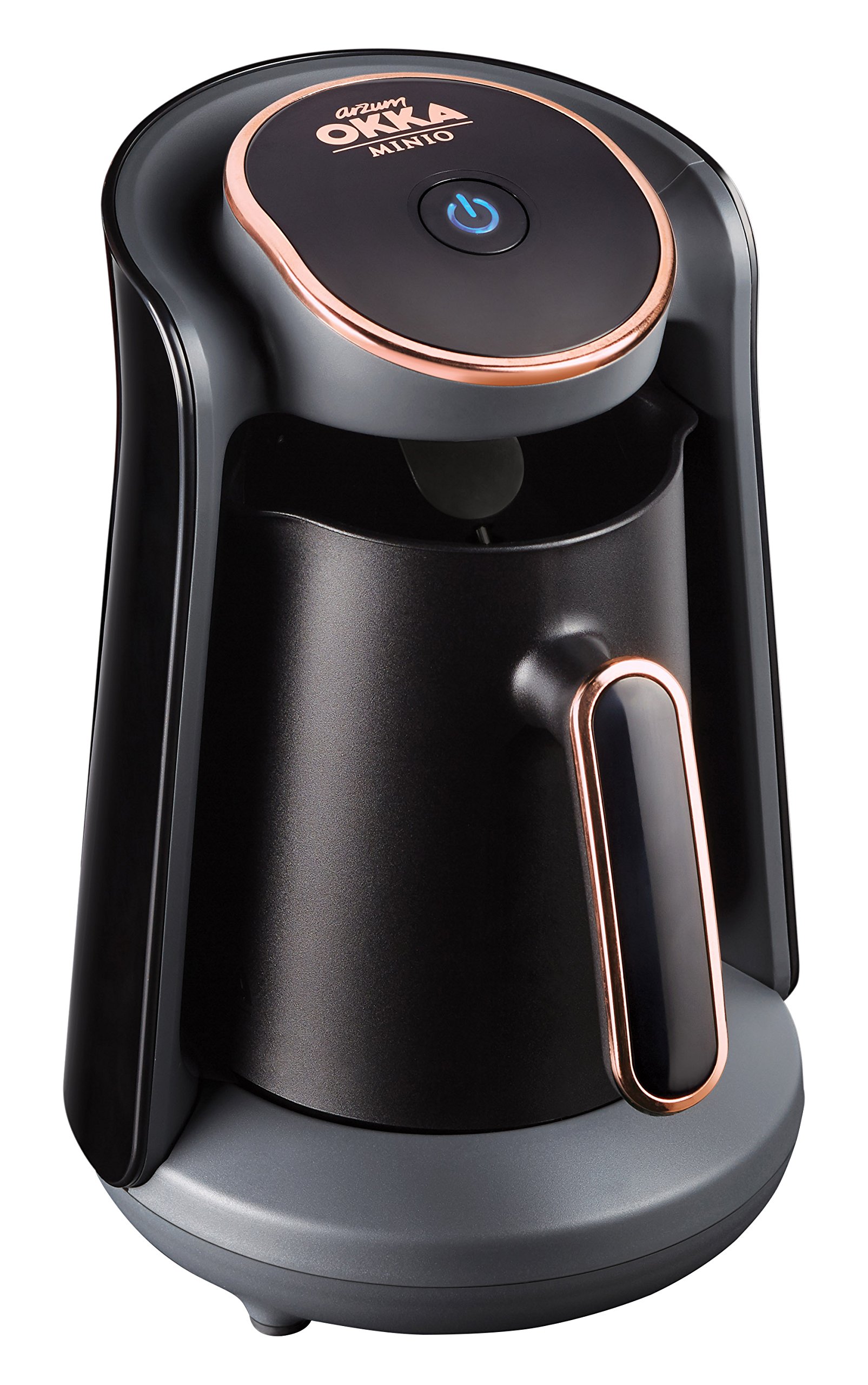 Arzum OK004 Turkish Coffee Machine, Plastic, 480 W,0.3 liters, Black/Copper