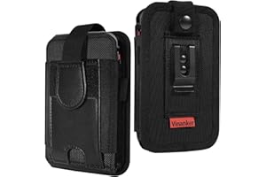 Vinanker Scanner Holster Compatible with Zebra TC75x, TC75, TC70x, TC70, TC72, TC77 Handheld Barcode Mobile Computers, Scanner Holder with Belt Clip and Safety Strap (Black)