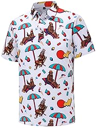 Men's Funny Golf Polo Shirts Short Sleeve
