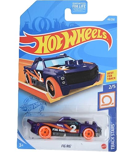 Amazon.com: Hot Wheels Retro Active, Track Stars 1/5 [Blue] 29/250