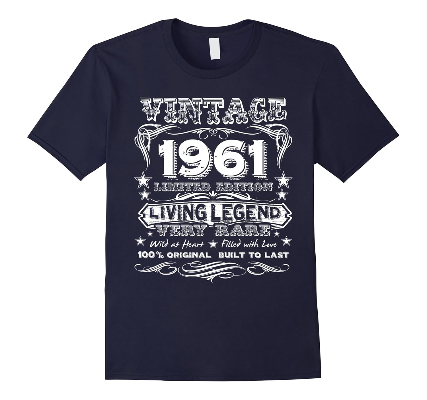 Vintage 1961 - Funny 56 Years Old 56th Birthday Gift T-Shirt-ANZ