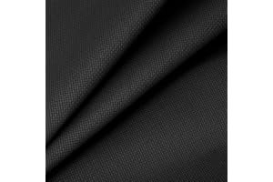 Caydo Large Aida Cloth, 14 Count Black Cross Stitch Fabric for Craft Embroidery, Handmade Needlework, DIY Handicrafts(28x19 inch)