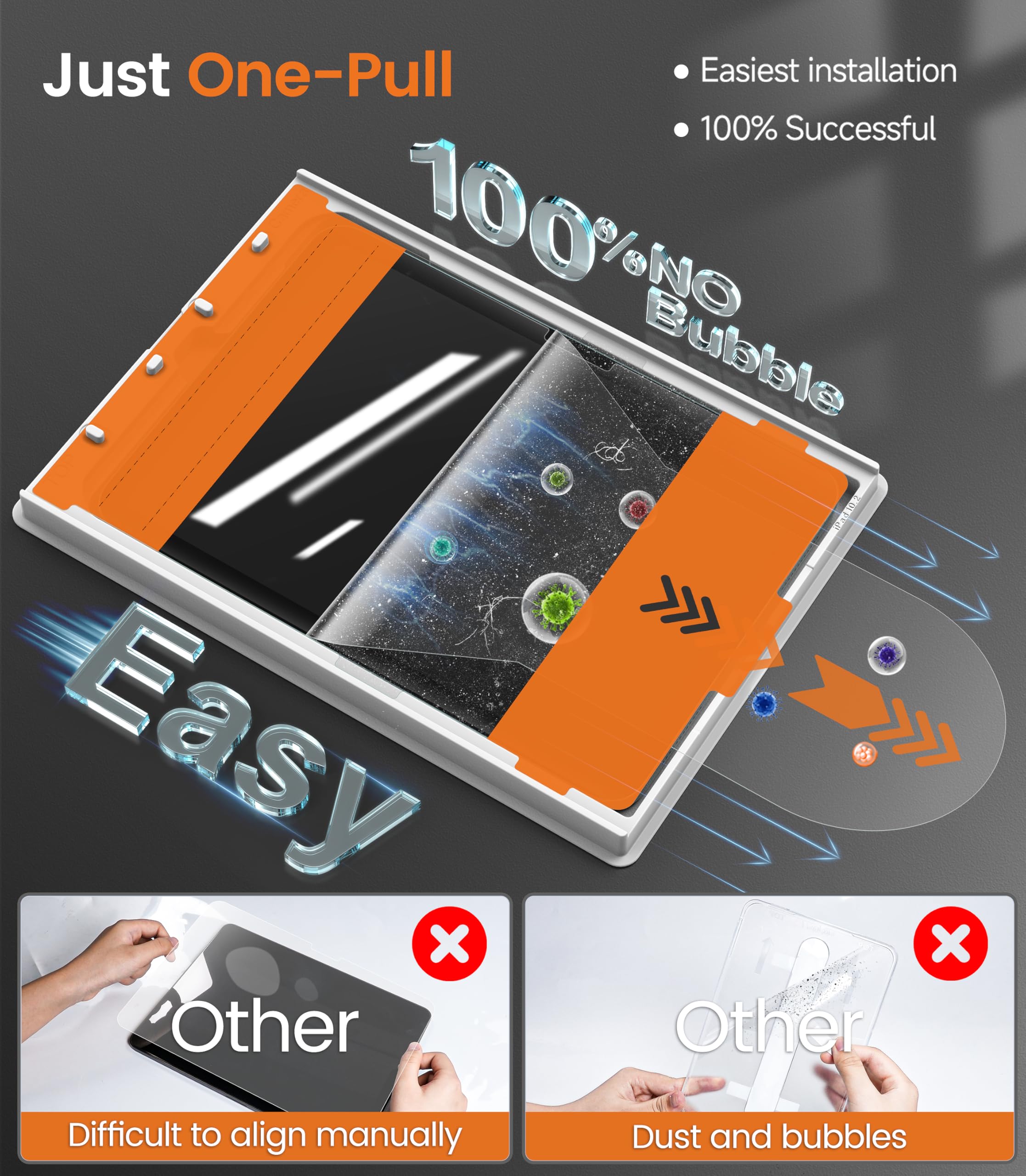 iGluz-2 Pack Screen Protector for iPad Air 13 inch